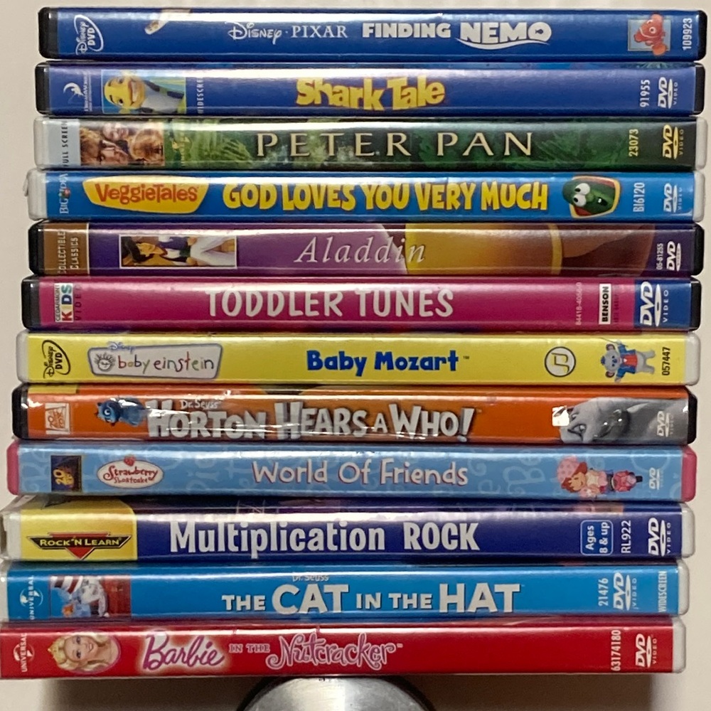 Children’s DVDs Bundle of 12
